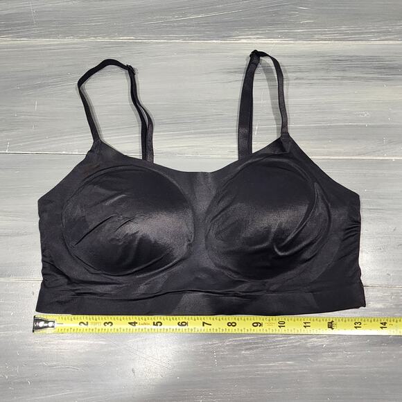 Soma Enbliss Luxe Bralette Wireless Convertible Straps Black Medium - Picture 7 of 7